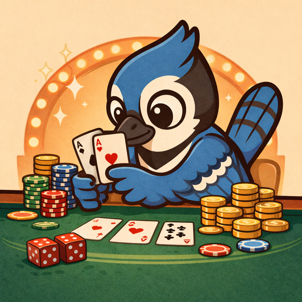 HopParlays blue jay illustration